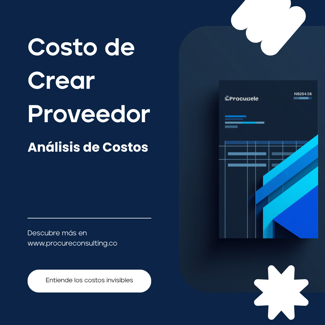 Cuánto le cuesta realmente a tu empresa crear un proveedor nuevo
